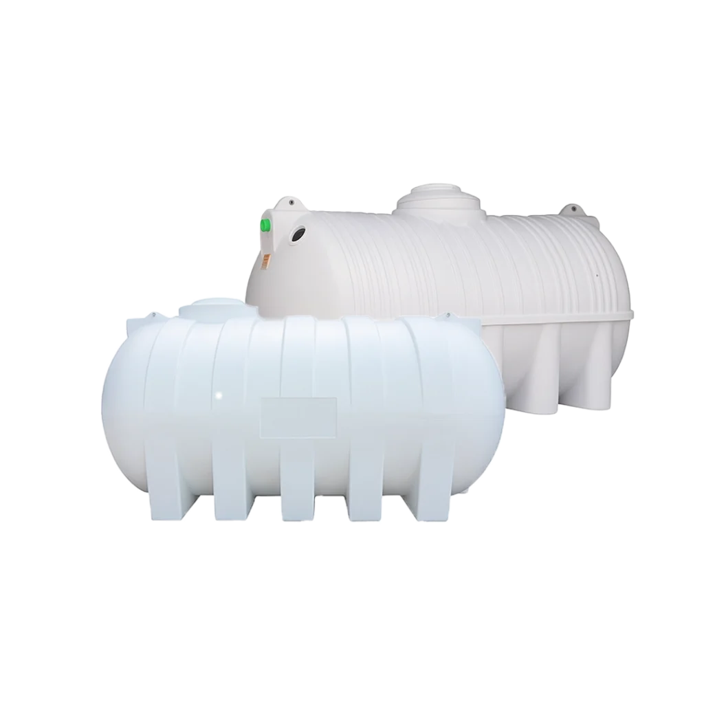 Two Horizontal Water Tanks